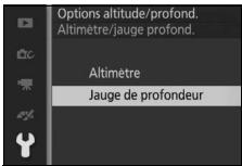 NIKON 1 AW1 BK 11-27.5 - Sélectionnez Jauge de profondeur. - 1