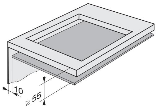 MIELE KM 500 - Tablette de protection - 1