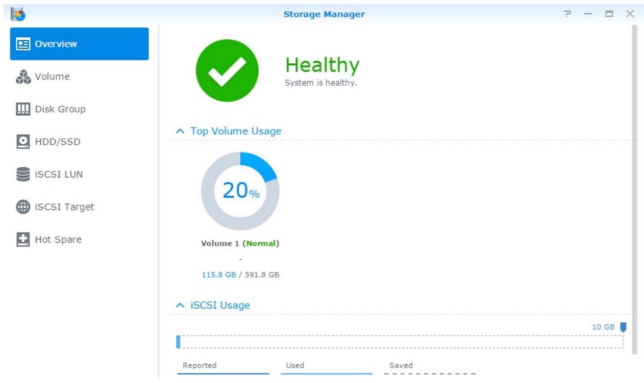 SYNOLOGY DS216+ II - Volumes et groupes de disque - 1