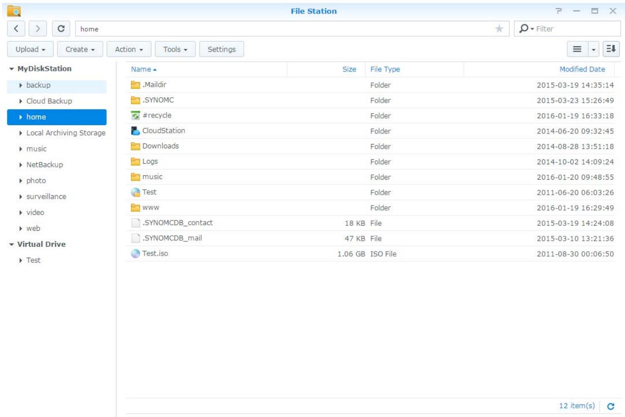 SYNOLOGY DS216+ II - Acceder aux fichiers via File Station - 1