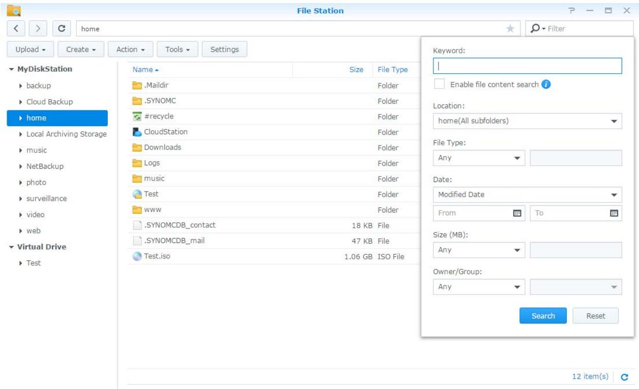 SYNOLOGY DS216+ II - Rechner des fichiers ou dossiers - 1