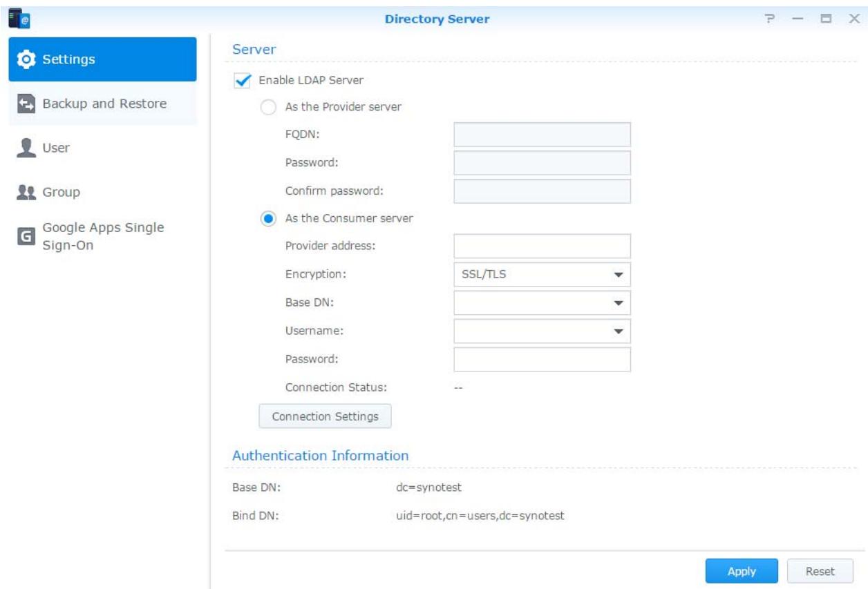 SYNOLOGY DS216+ II - Service LDAP hôte avec Directory Server - 1