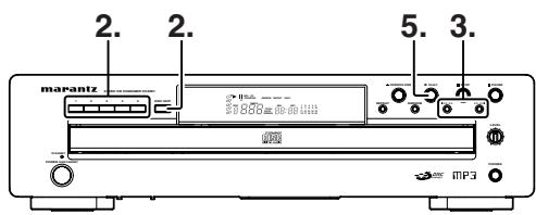 MARANTZ CC 4001 - LECTURE DE PLAGES DANS UN ORDRE PARTICULIER (LECTURE PROGRAMMEE) - 2