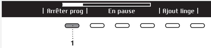 DARTY W2084.W/2 - Pause, arrêt, ou modification du programme - 1