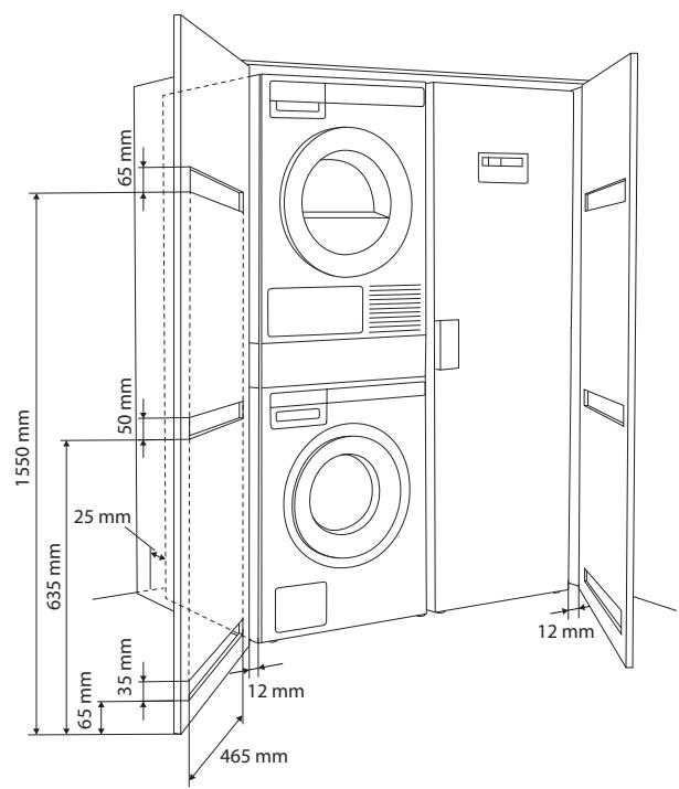 DARTY W2084.W/2 - Exigences de ventilation pour les-appareils de buanderie ASKO et leur encastrement dans un meuble - 1
