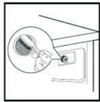 DARTY THOMSONLAVE LINGEHUBLOTTW1490 - Nettoyage du filtré d'arrivée - 4