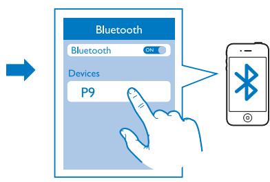PHILIPS P9BLK/10 - Mise sous tension et connexion - 3