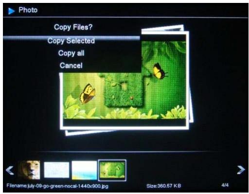 TELEFUNKEN DPF10934 - - Copier vos fichiers à partir du mode vignettes_ - 1