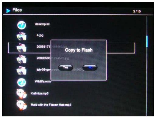 TELEFUNKEN DPF10934 - Copie de photos vers la mémoire interne - 1