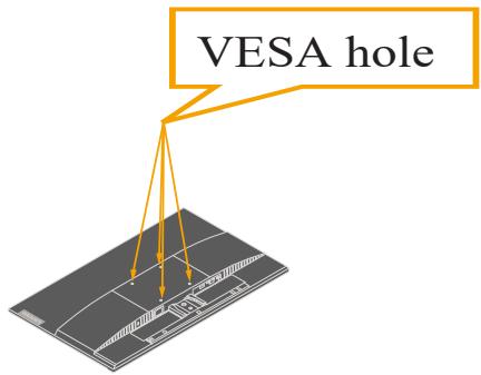 LENOVO ECRANL24I-350 - Montage mural (en option) - 2