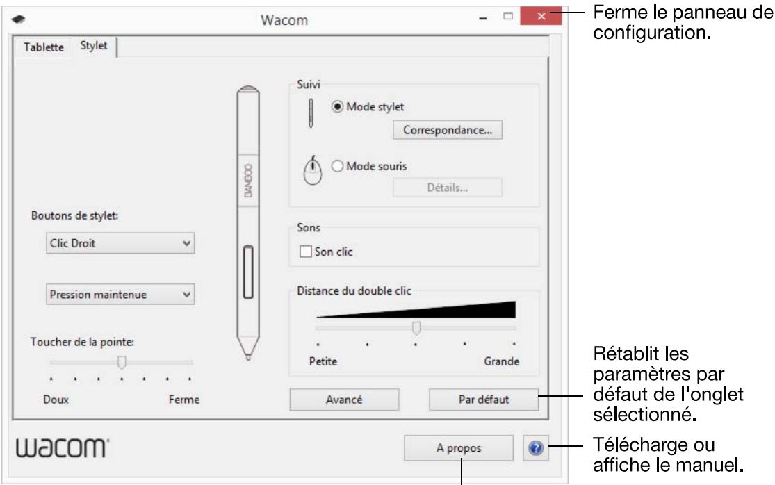 WACOM ONE BY WCM SMALL - OUVERTURE DU PANNEAU DE CONFIGURATION - 1
