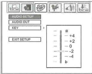 AKAT QX 6400 DV - 3- Paramètres audio - 1