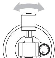 TEAC TN-3B - Tournez le contrepoids jusqu'à ce que le bras de lecture soit à l'horizontal. - 1