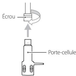 TEAC TN-3B - Installez le porte-cellule. - 1