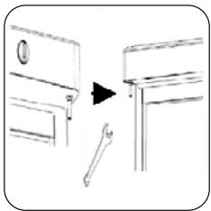 FAURE FFU628WO1 - Réversibilité de la porte - 4