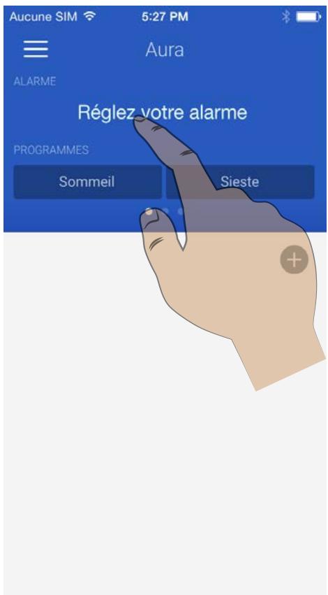 WITHINGS CAPTEUR AURA - Programme de réveil (alarme) et de la durée de Smart-Up Wake. - 3