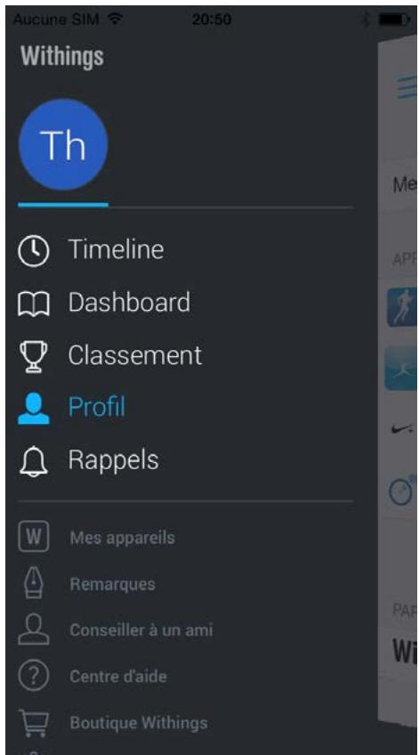 WITHINGS CAPTEUR AURA - Creation d'un compte à l'aide de l'application Health Mate - 1