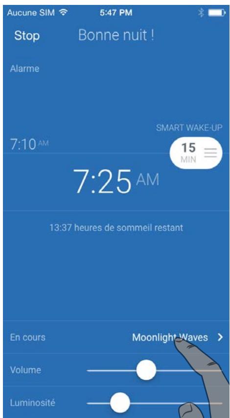 WITHINGS CAPTEUR AURA - Sélectionner un programme de sommeil - 1