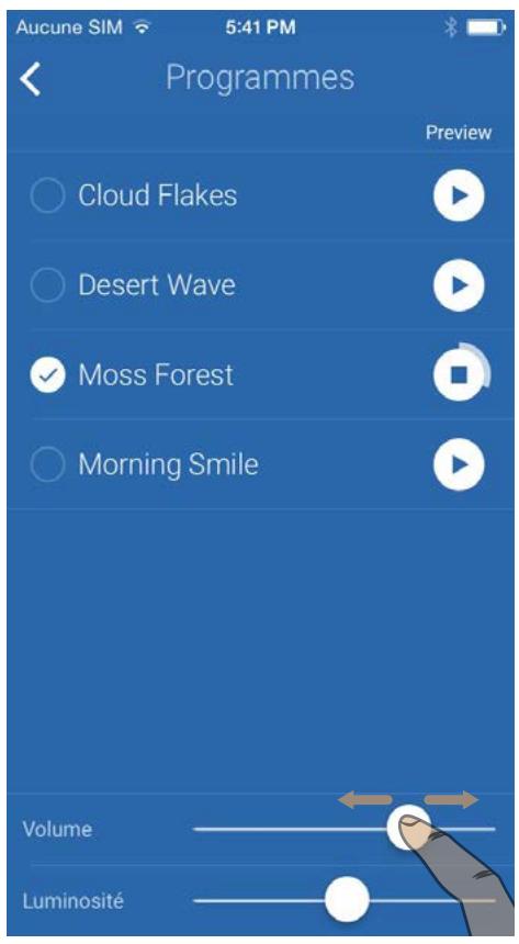 WITHINGS CAPTEUR AURA - Sélectionner et configurer le programme de réveil - 4