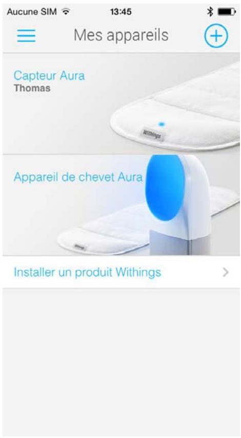 WITHINGS CAPTEUR AURA - Après la configuration : - 10