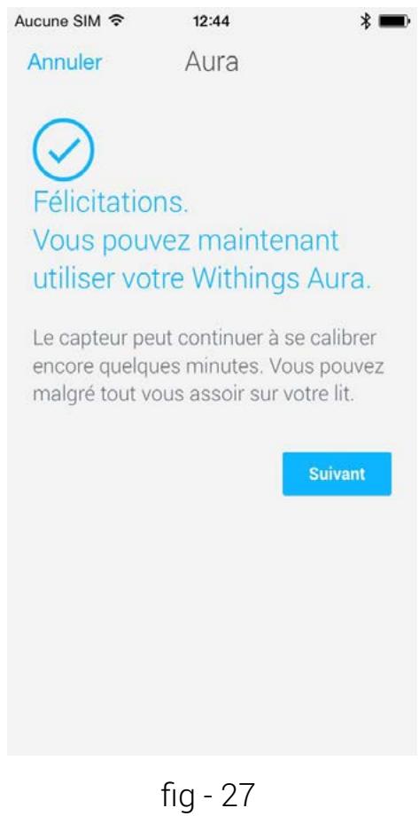 WITHINGS CAPTEUR AURA - Configuration de l'appareil de chevet et du capteur de sommeil dans l'application Health Mate - 2