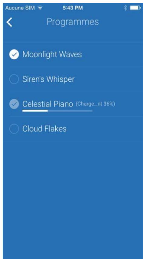 WITHINGS CAPTEUR AURA - Sélectionner un programme de sommeil - 2