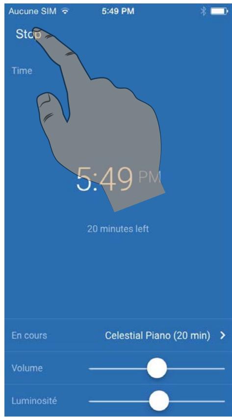 WITHINGS CAPTEUR AURA - Démarrer et sélectionn un programme de sieste - 2