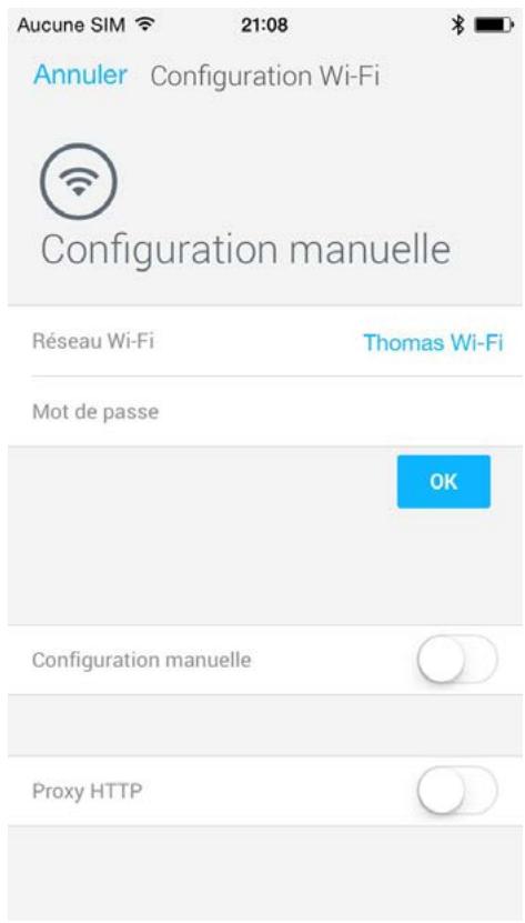 WITHINGS CAPTEUR AURA - Configuration manuelle du réseau Wi-Fi - 2