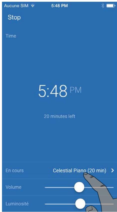 WITHINGS CAPTEUR AURA - Démarrer et sélectionn un programme de sieste - 3