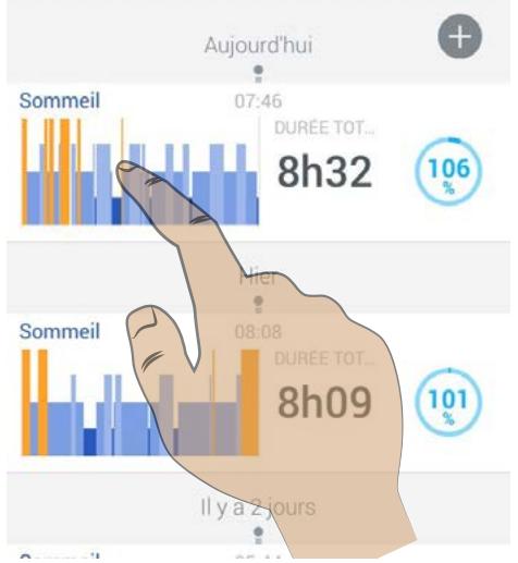 WITHINGS CAPTEUR AURA - Affichage des phases de sommeil - 10