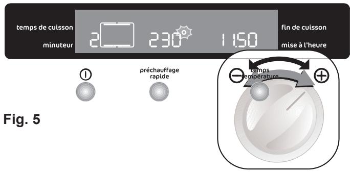 FAURE FM406W - Comment modifier la température et le temps de cuisson - 3