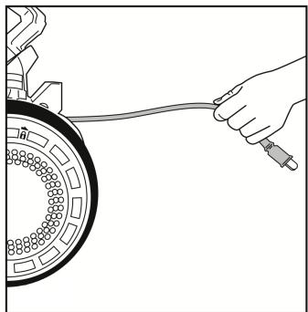 EZICLEAN ASPIRATEUR TRAINEAU TURBO MULTIFLOORS - Mise en marche de l'aspirateur - 1