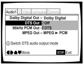 PIONEER DV K302CD - Sortie DTS (DTS Out) - 1