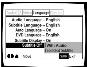 PIONEER DV K302CD - Choix de la langue des sous-titres dont l'affichage est forcé Expert - 1
