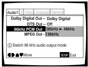PIONEER DV K302CD - Sortie PCM 96 kHz (96 kHz PCM Out) - 1