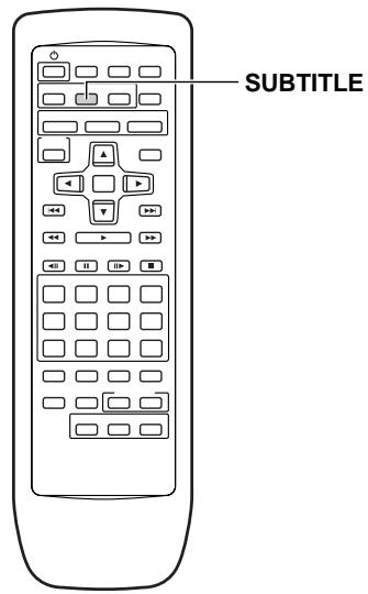 PIONEER DV K302CD - Choix de la langue des sous-titres (Sous-titrage en plusieurs langues) - 2