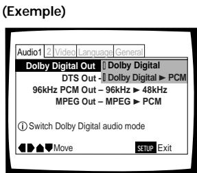 PIONEER DV K302CD - Lors des tout premiers réglages - 4