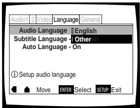 PIONEER DV K302CD - Choix de la langue des sous-titres - 2
