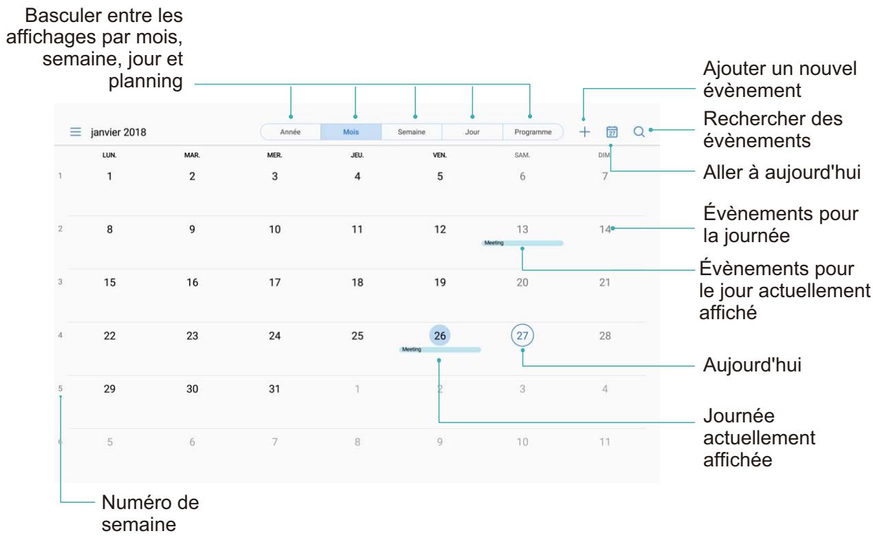 HUAWEI 55010DHX - Parcourir Agenda - 1