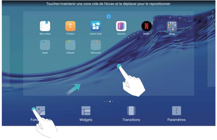 HUAWEI 55010DHX - Gérer les widgets de votre écran d'accueil - 2