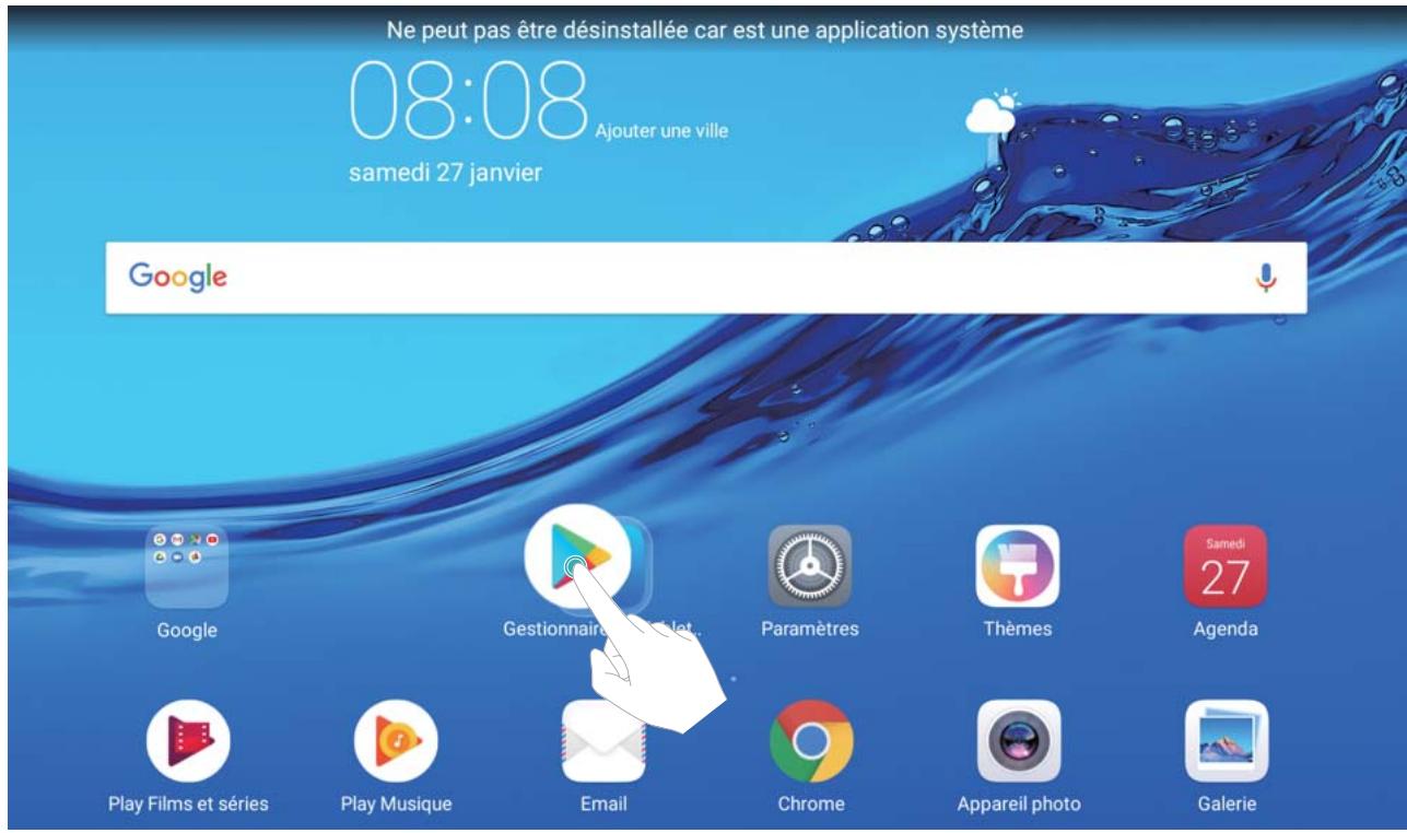 HUAWEI 55010DHX - Gérer les iconônes de l'écran d'accueil - 1