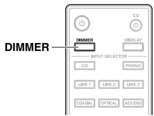 ONKYO P3000R - Ajustement de la luminosité de l'écran - 2