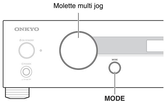 ONKYO P3000R - Utilisation du bouton mode - 1