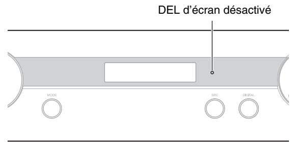 ONKYO P3000R - Ajustement de la luminosité de l'écran - 1