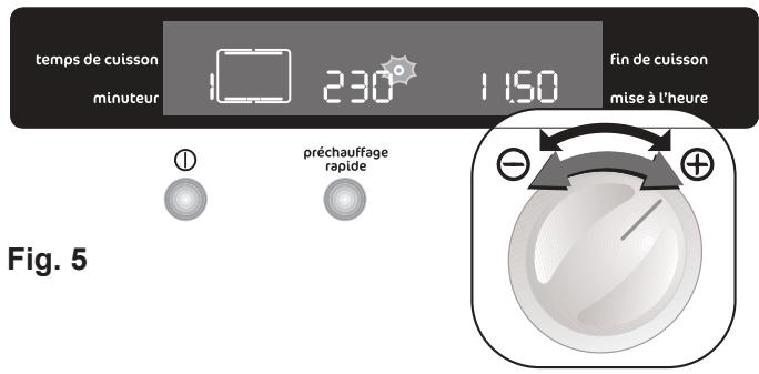 FAURE FC306W - Comment modifier la température et le temps de cuisson - 3