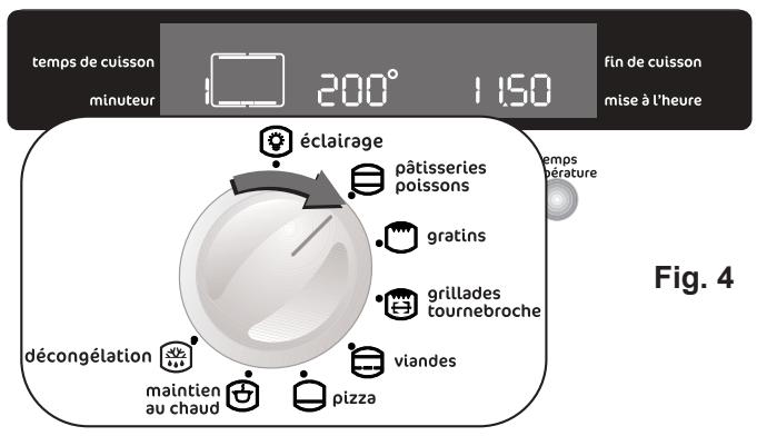 FAURE FC306W - Comment modifier la température et le temps de cuisson - 2