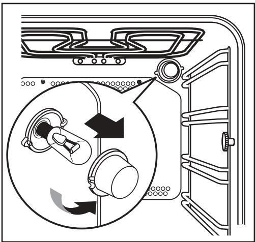 FAURE FC306W - Remplacement de la lampe du four - 2