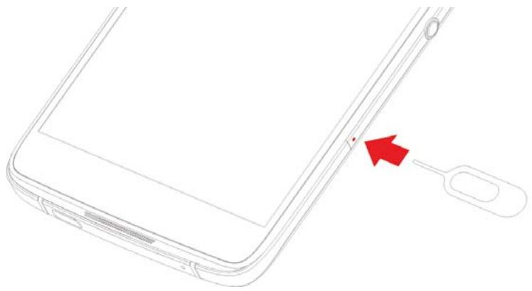 BLACKBERRY DTEK50 - Insérer une carte multimédia - 1