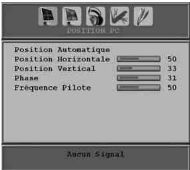 BRANDT B 2206 LVDXW - Menu de position PC - 1