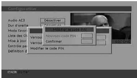 BRANDT B 2206 LVDXW - Paramétrage du code PIN - 1
